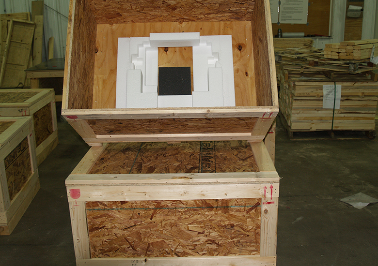 Wooden Crate with Foam Package